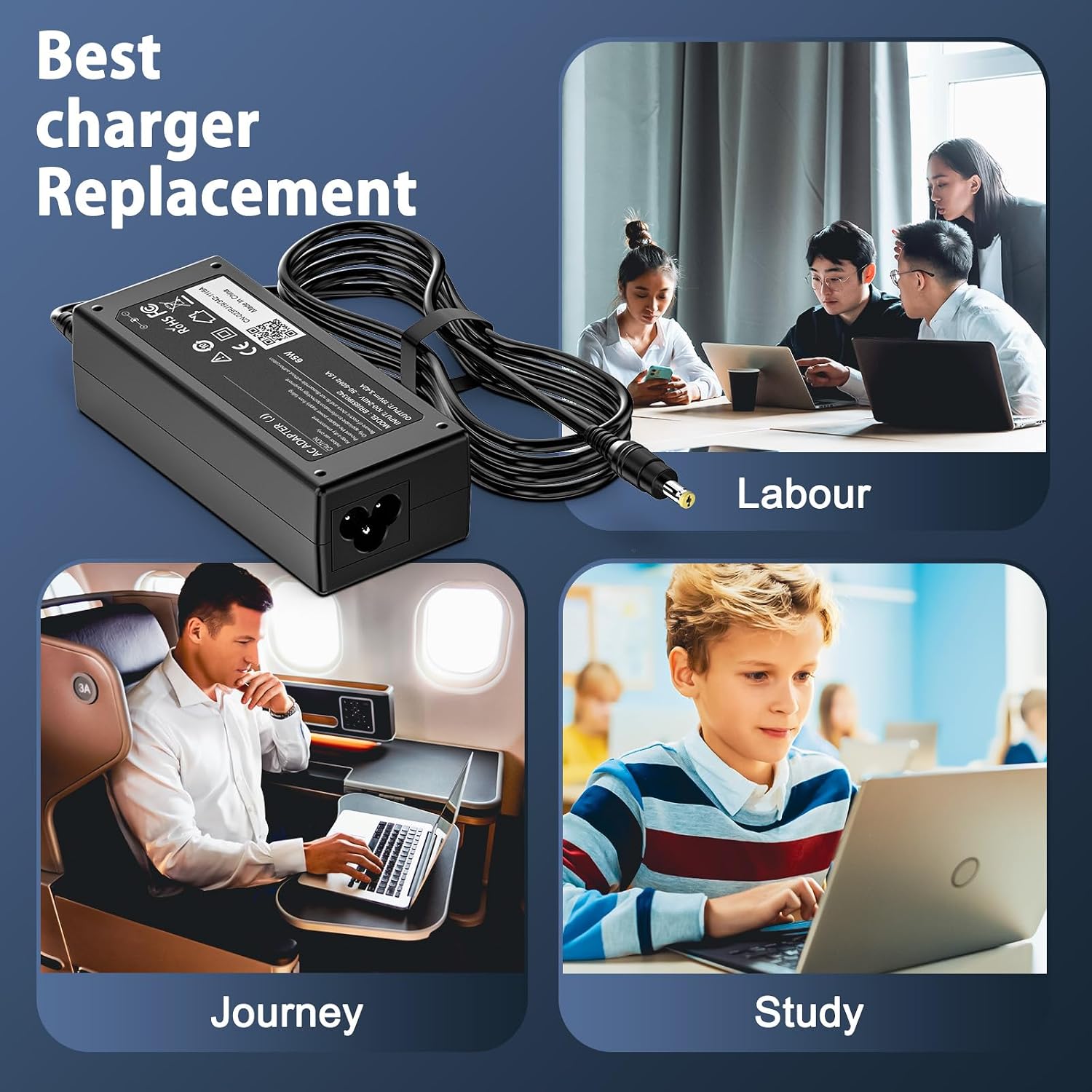Thumbnail 6 de 65W Laptop Charger Compatible With Acer Aspire
