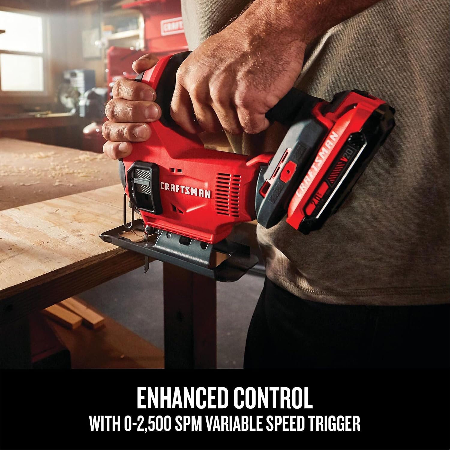 Detalle 1 de CRAFTSMAN cordless jigsaw CMCS600B