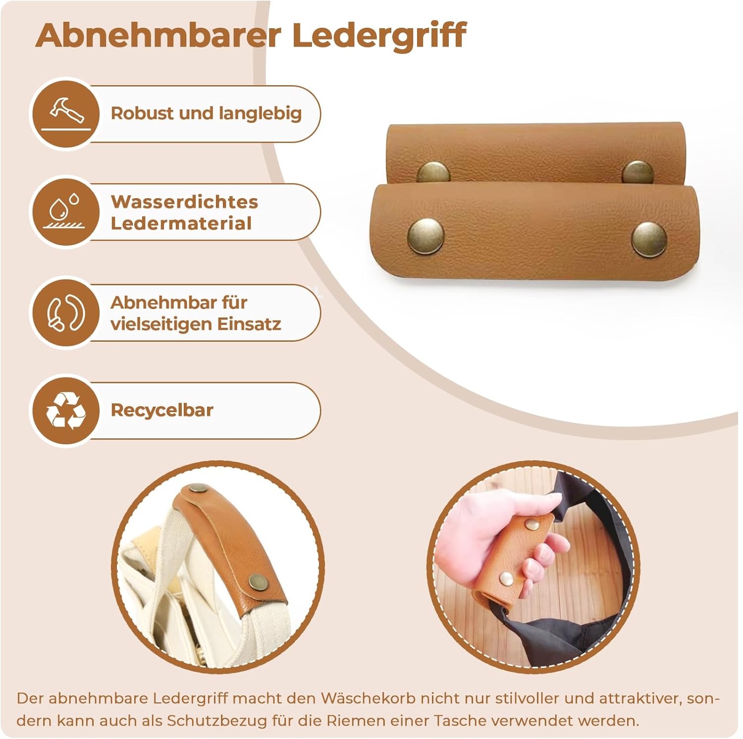 Thumbnail 4 de danpinera 50L Aufbewahrungskorb Baumwolle Aufbewahrung