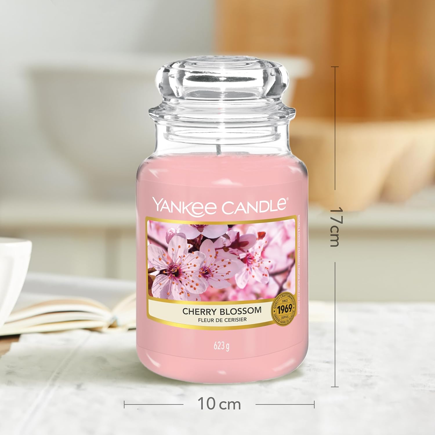 Thumbnail 3 de Yankee Candle Cherry Blossom Large Jar 150 hours 🕯