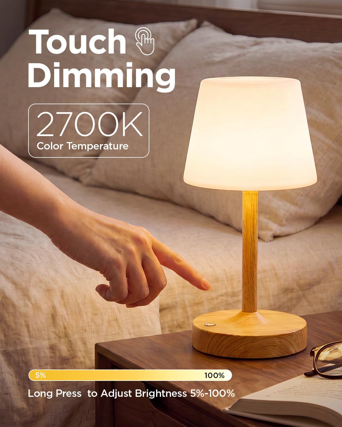 Detalle de Cordless Shower Lamp with IP65 Protection
