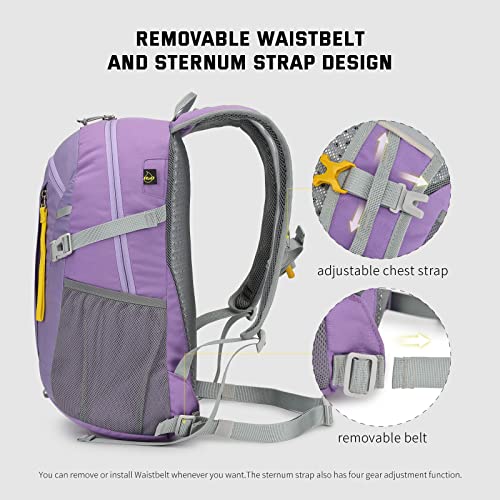 Detalle 2 de SKYSPER Leicht Wanderrucksack 20L – kompakt, atmungsaktiv und sicher für Outdoor-Touren