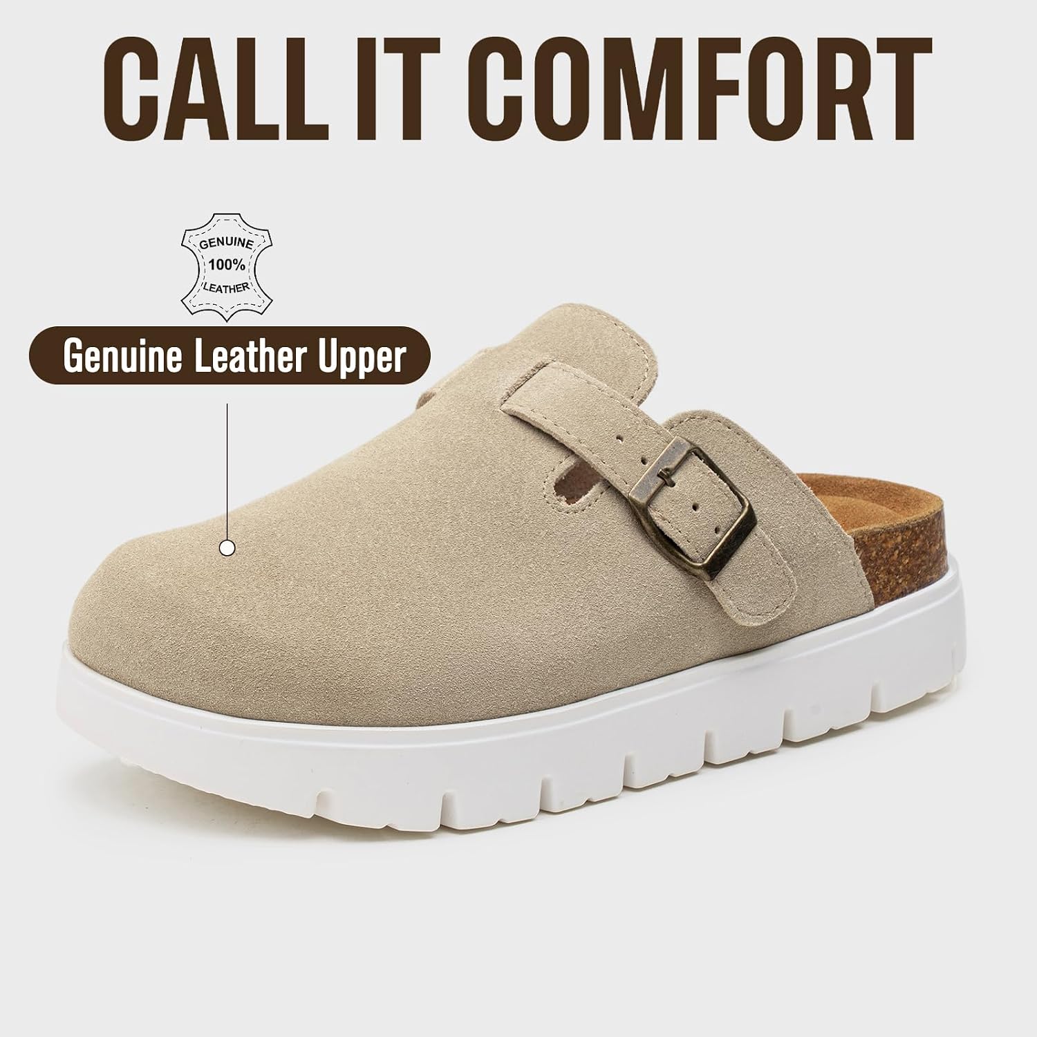 Detalle 2 de Call It Comfort Leather Mules