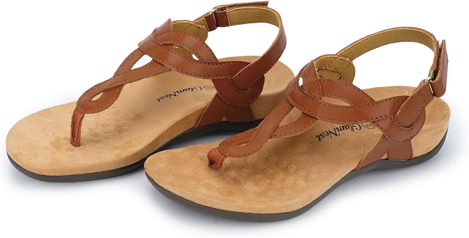 Detalle 2 de Glamnest Women's Orthopedic Arch Support Sandals