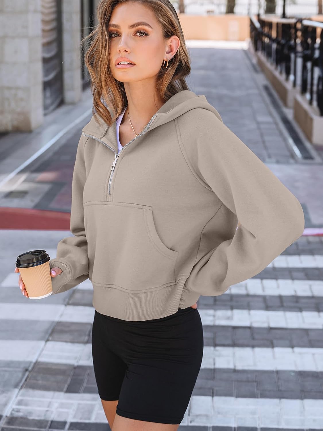 Thumbnail 2 de AUTOMET Half Zip Hoodie 50% Cotton