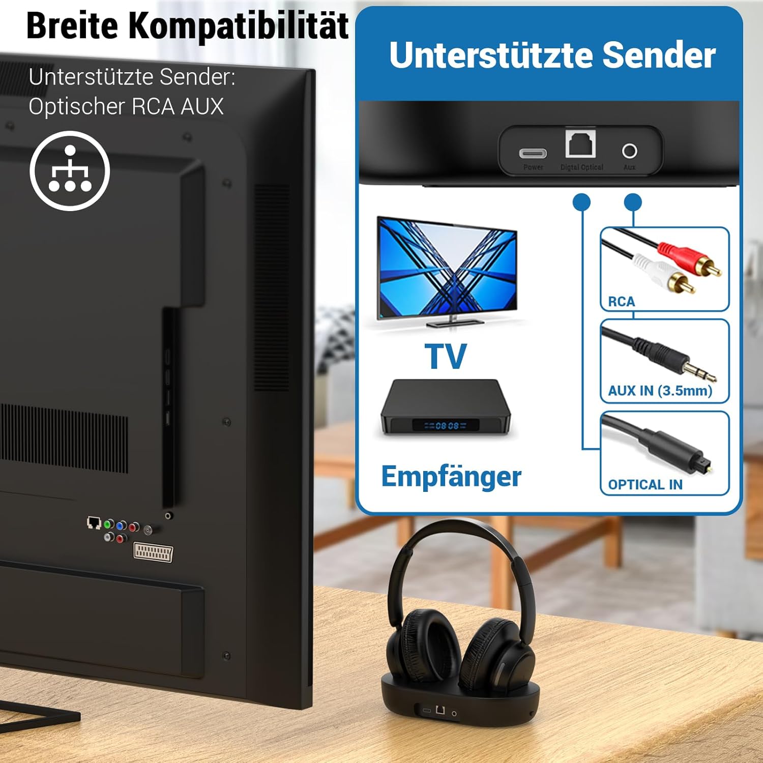 Thumbnail 4 de LETSACTIV Funkkopfhörer für Fernseher