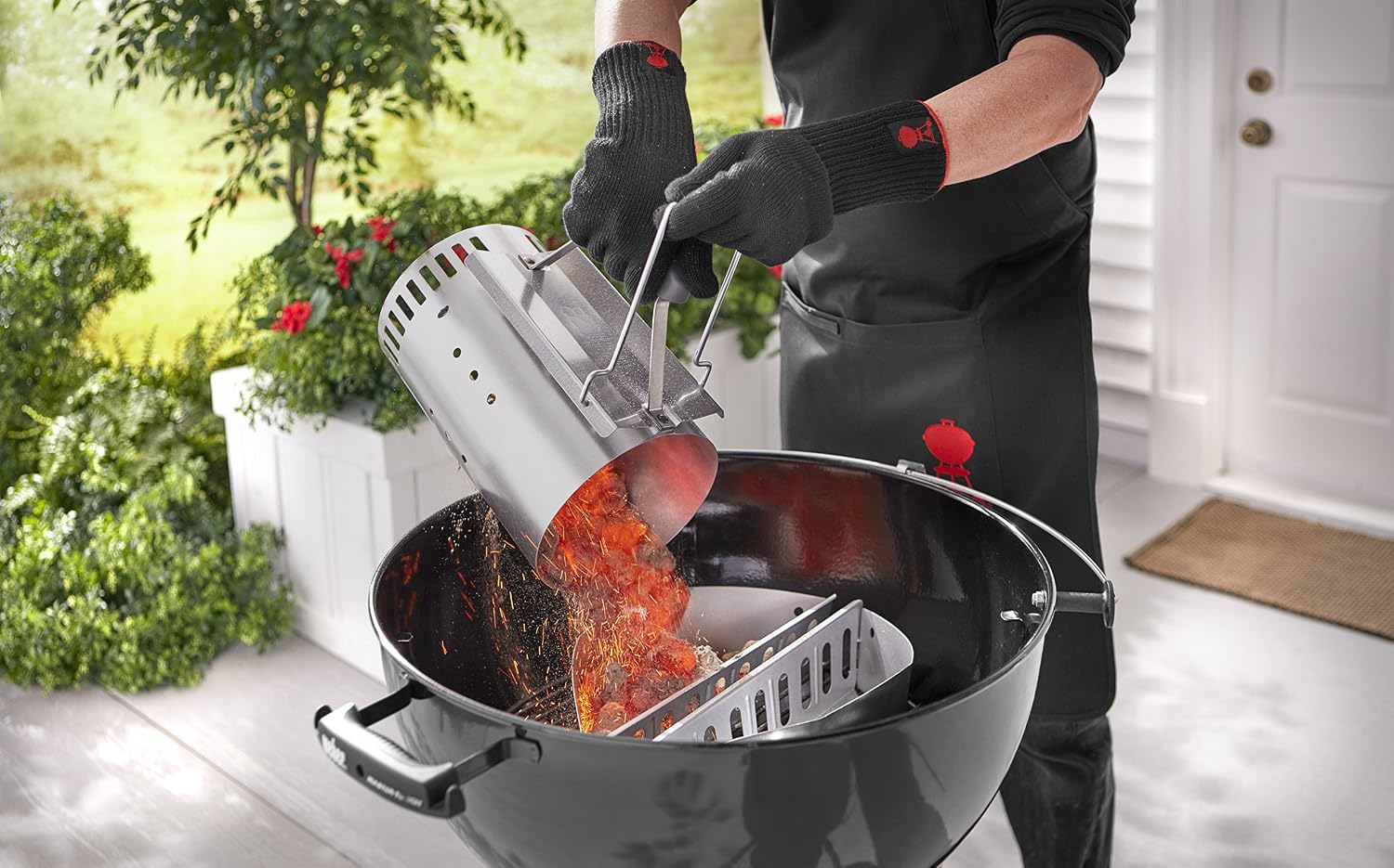 Detalle de Weber チャコールブリケット 8kg ココナッツシェル由来・約2時間燃焼