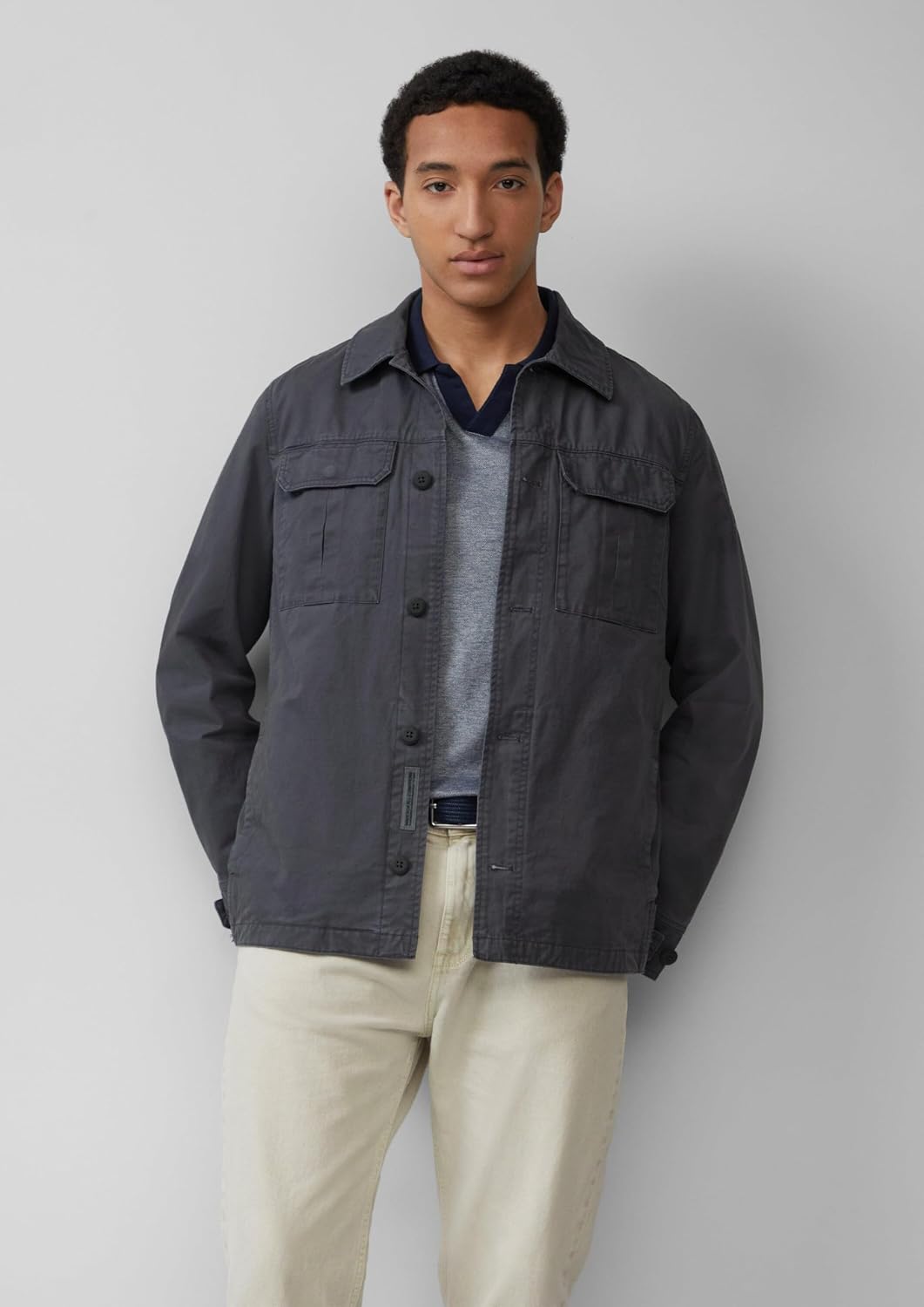 Thumbnail 6 de s.Oliver Veste de Transition Homme — élégance et confort en coton mélangé