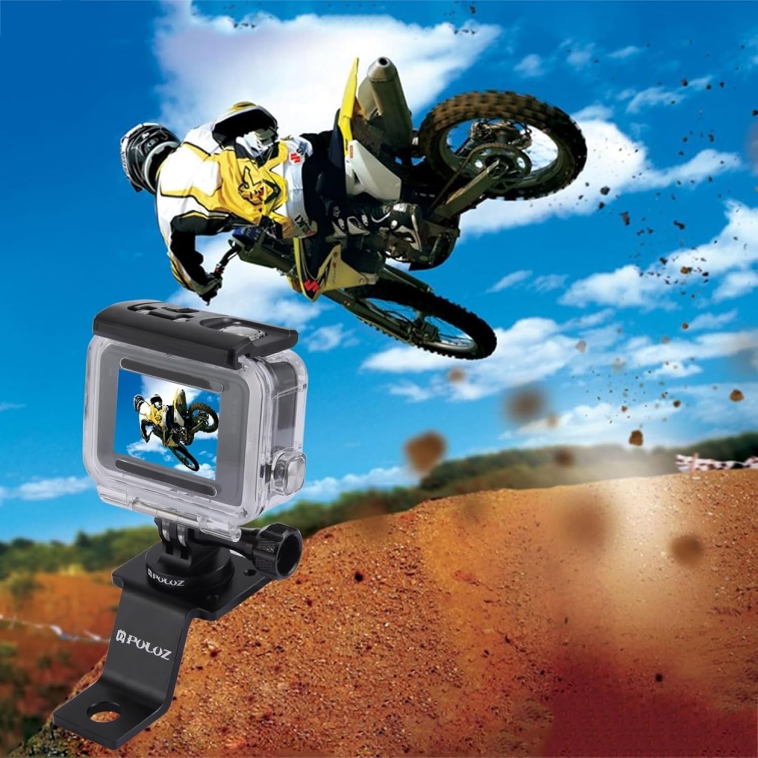 Thumbnail 5 de PULUZ GoPro Motorradhalterung