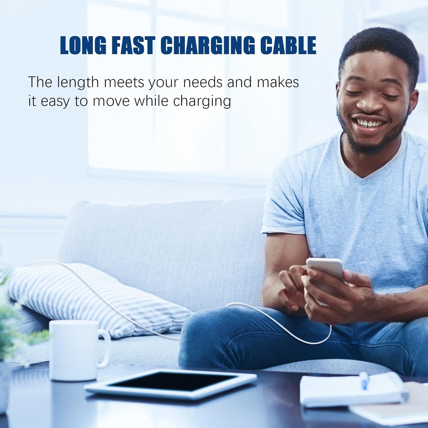 Thumbnail 5 de USB C to C Fast Charger Cable 10ft 60W