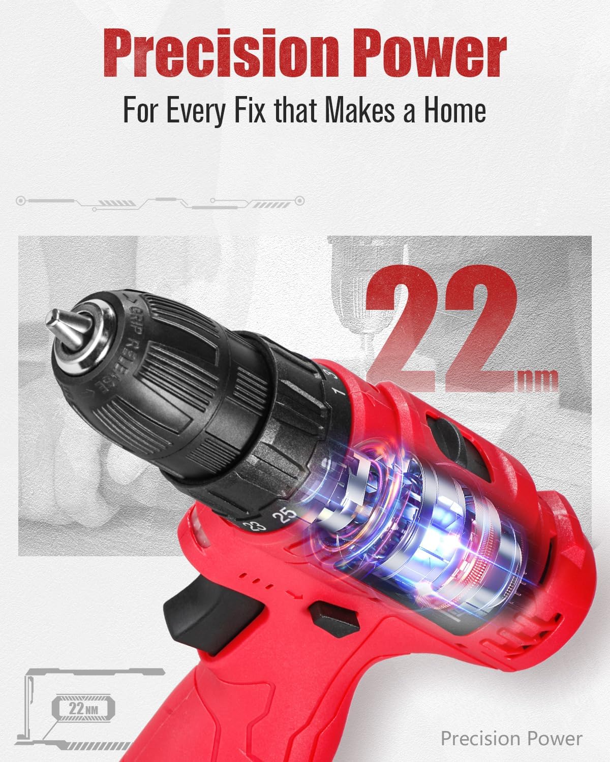 Detalle 2 de AVID POWER Cordless Drill 12V