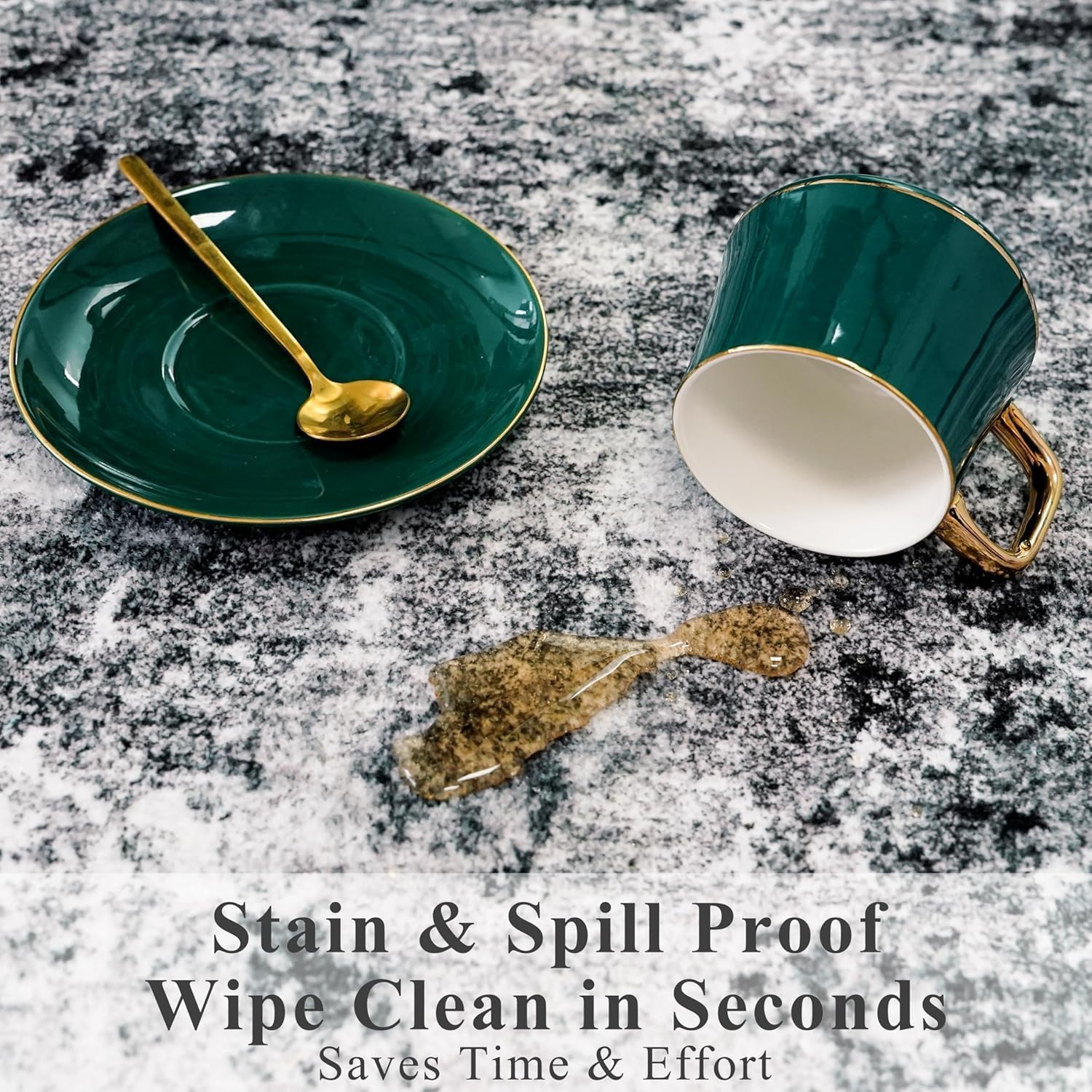 Thumbnail 6 de BYYVOO 3x20 ft Extra Long Hallway Runner Rug with Non-Slip Rubber Backing (Black Grey, Low Pile)