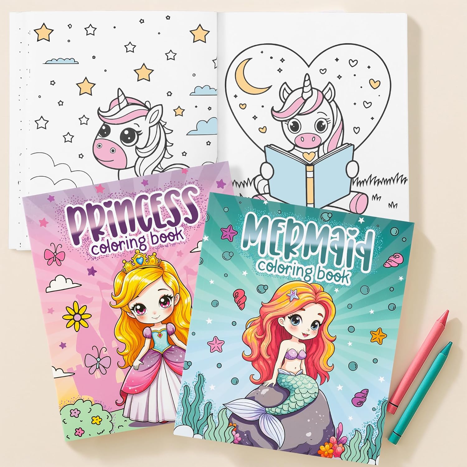 Thumbnail 4 de ZICOTO Fun Coloring Books Set of 3 for Girls 🎨