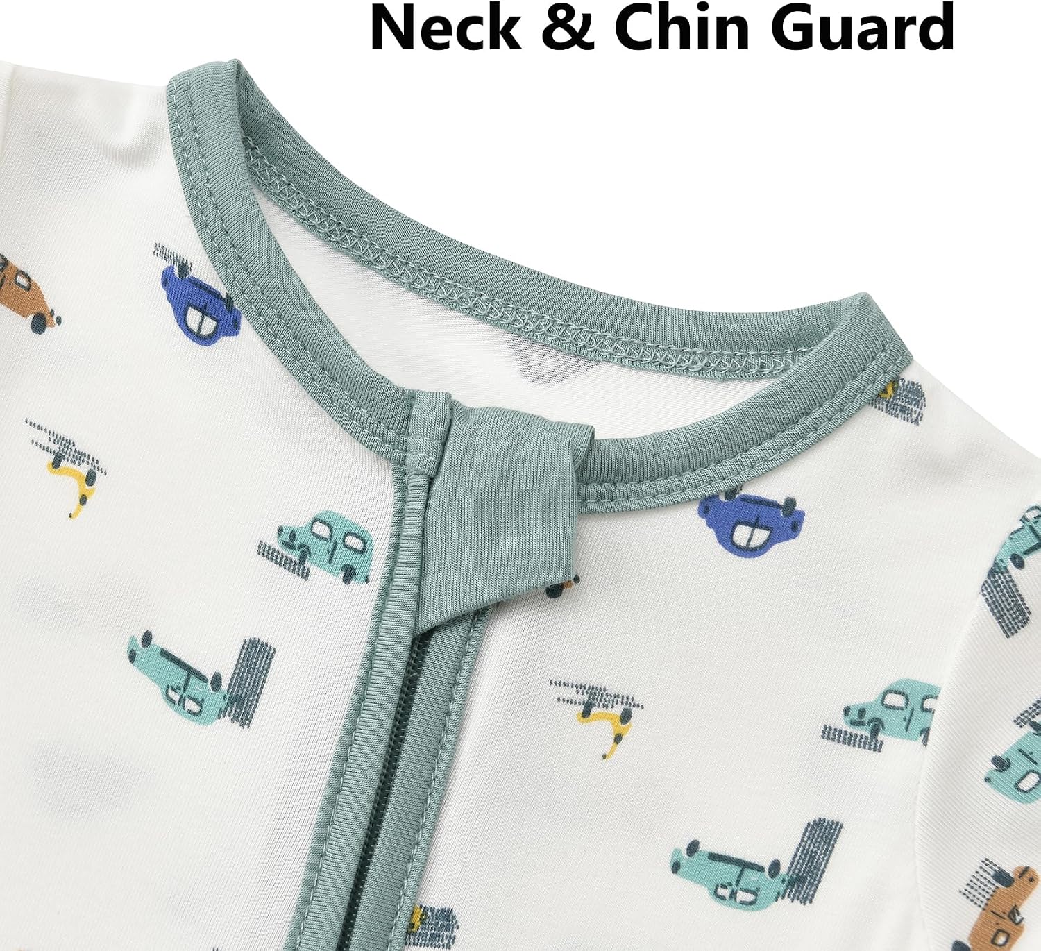 Detalle de Aablexema Baby Footless Pajamas in Rayon from Bamboo