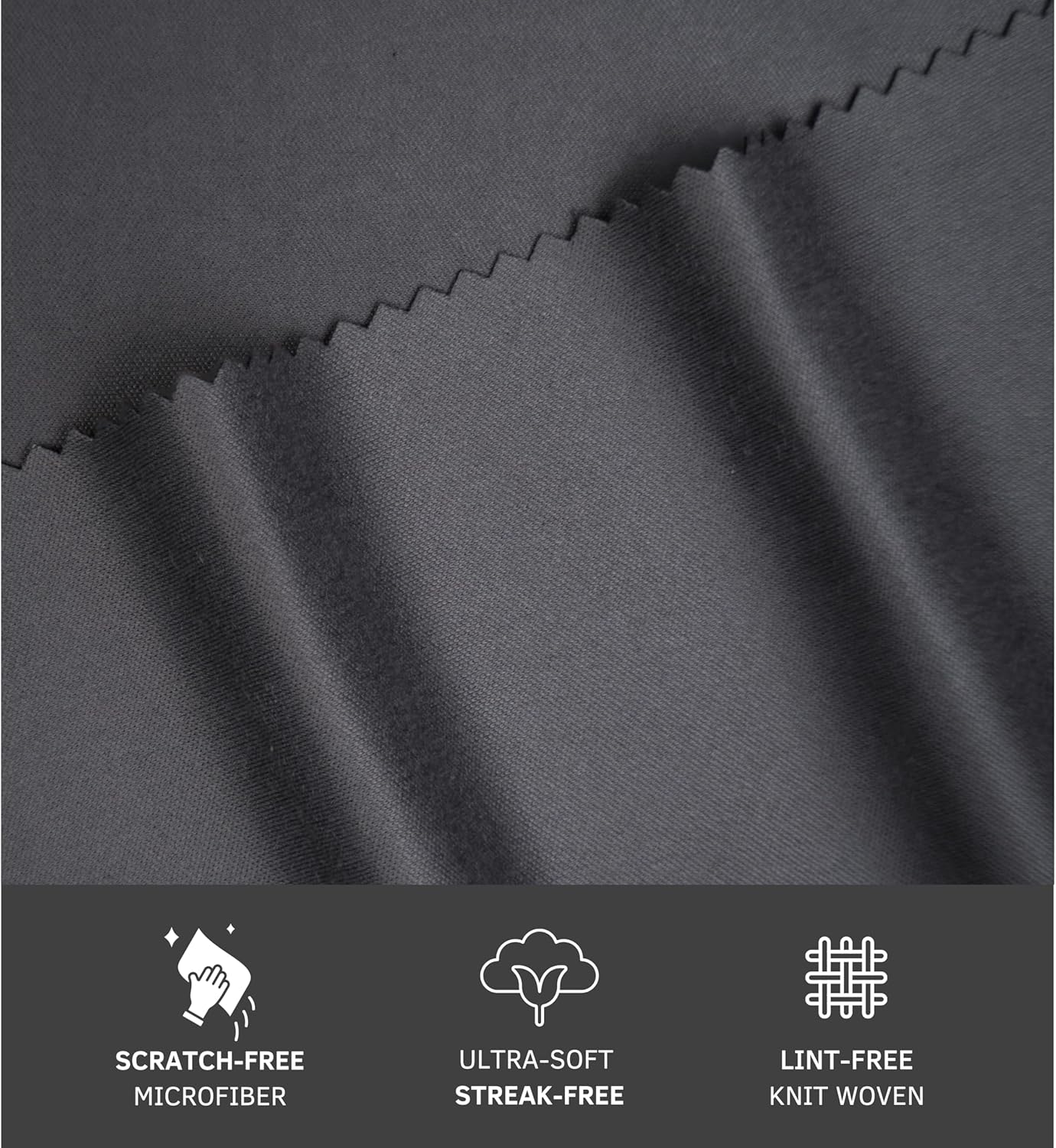 Thumbnail 4 de Japanese-Style Premium Microfiber Glasses Cleaning Cloths (12 Pack)