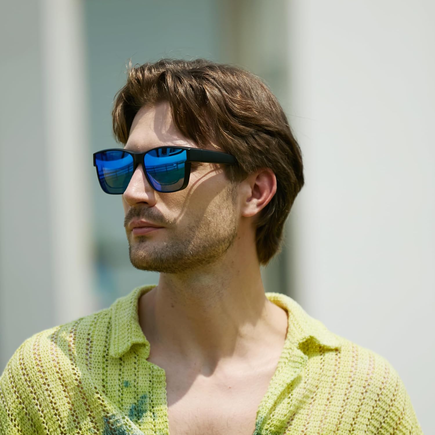 Thumbnail 1 de URUMQI Überzieh Sonnenbrille Über Normalbrille