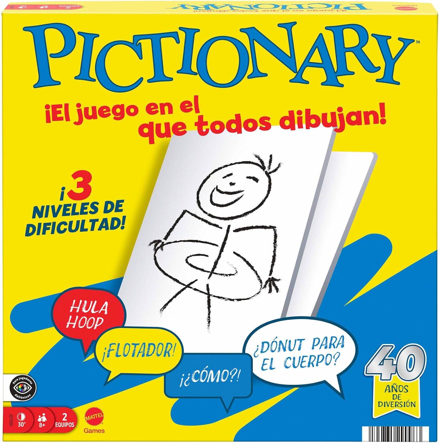 Detalle de Mattel Games - Pictionary: il classico gioco da tavolo per tutta la famiglia