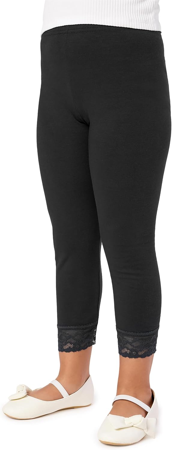 Detalle de Merry Style MS10-228 meisjes 3/4-legging van katoen met kant