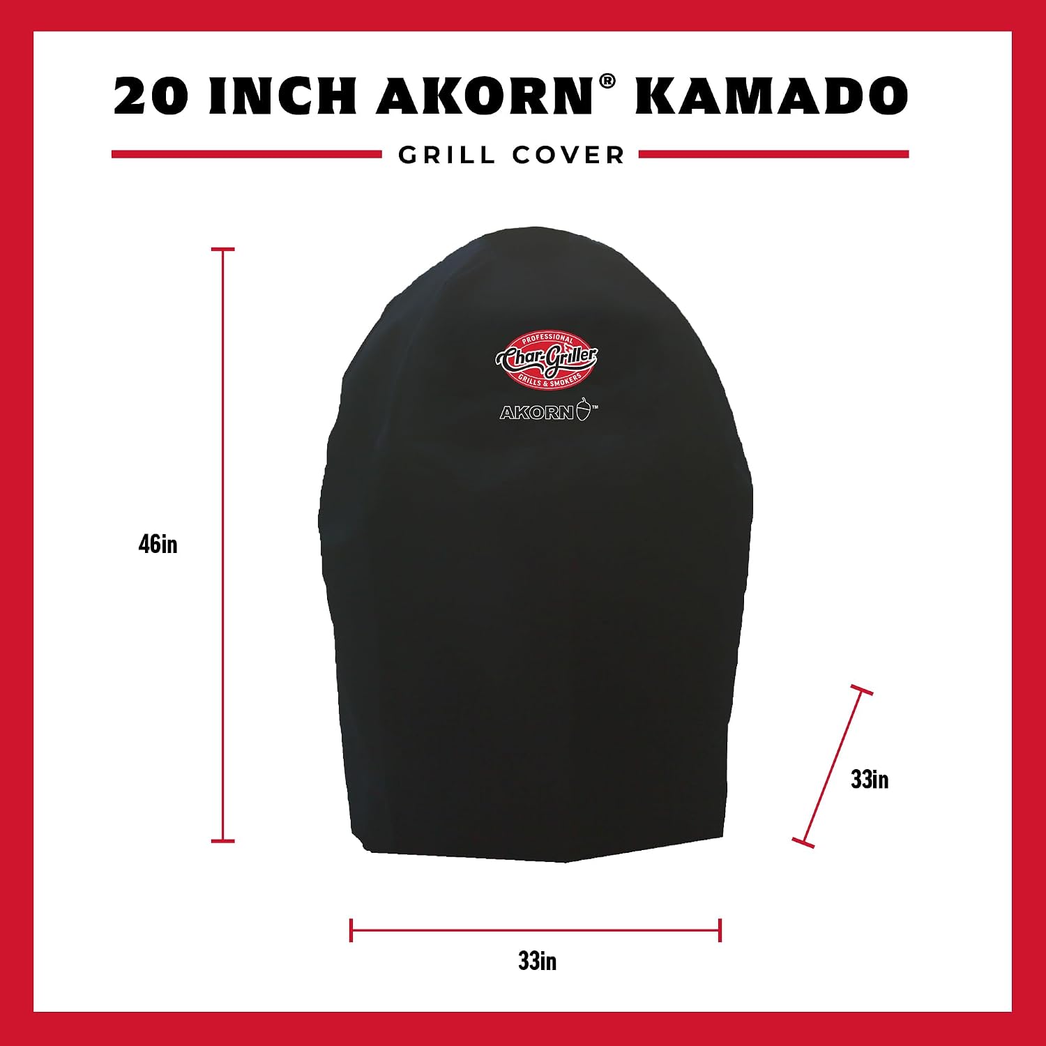 Thumbnail 2 de Char-Griller Kamado Grill Cover Polyester
