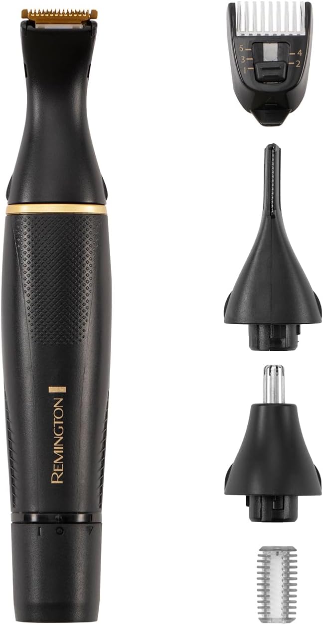 Detalle 2 de Remington NE3850 Cortapelos nasal y de cejas 2 peines ✂