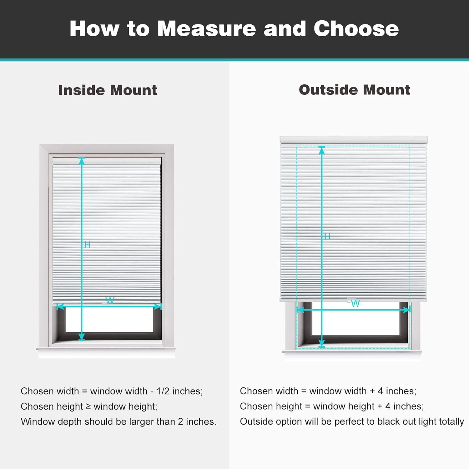 Thumbnail 6 de Changshade Cordless Cellular Shades, Blackout Honeycomb, 27.5" W x 72" H, White