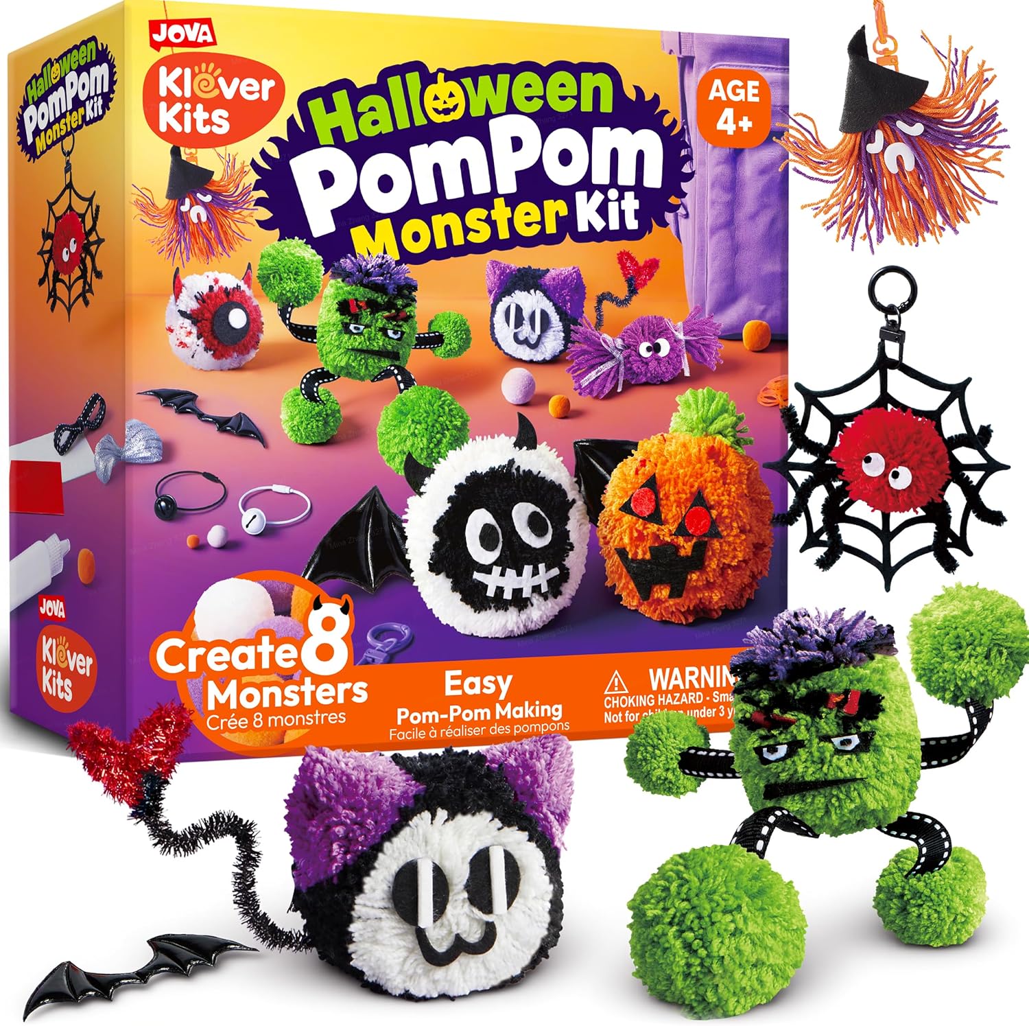 Detalle de JOVA Halloween Pom-Pom Craft Kit