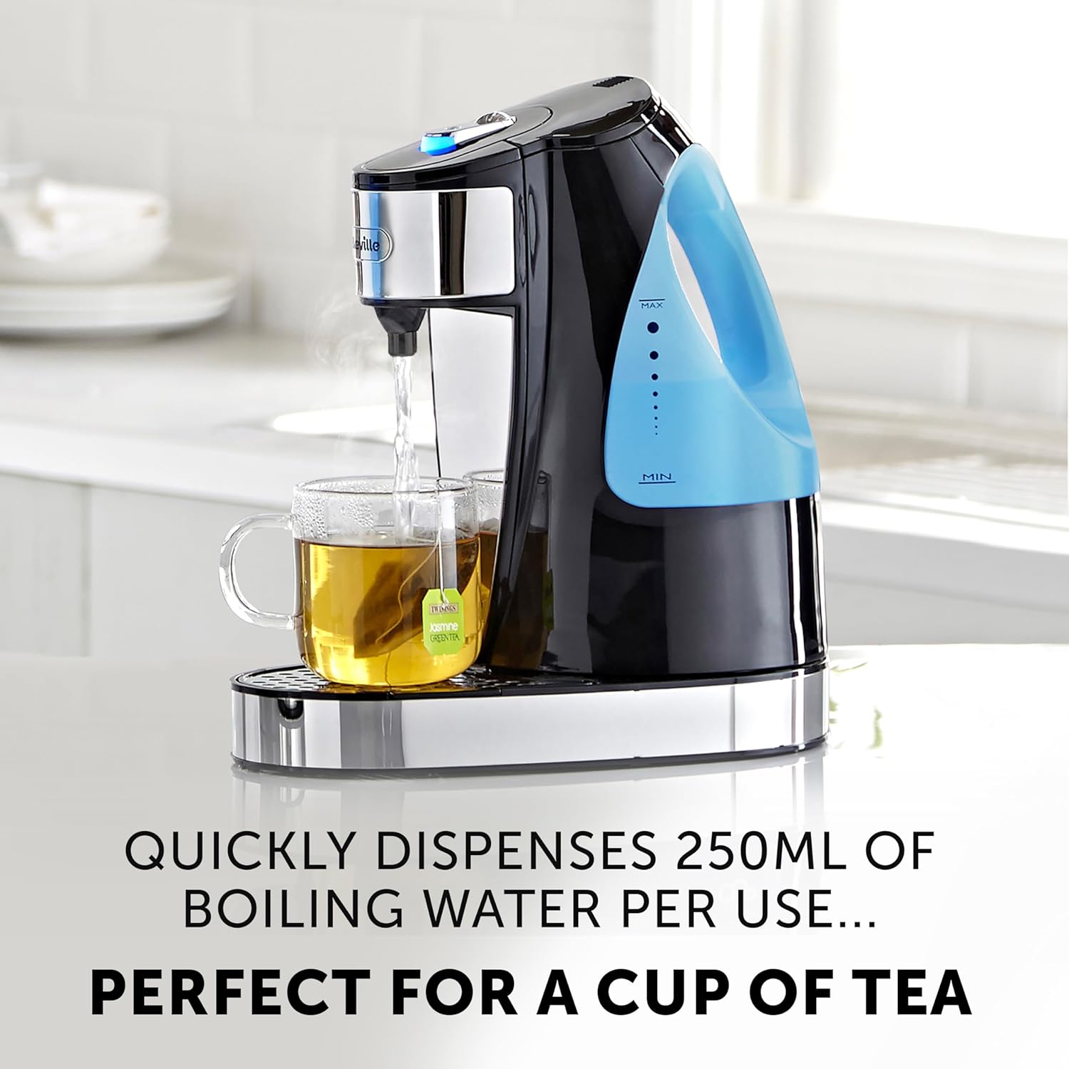 Thumbnail 1 de Breville HotCup Hot Water Dispenser (VKJ142) – 3kW fast boil, 1.5L tank, gloss black