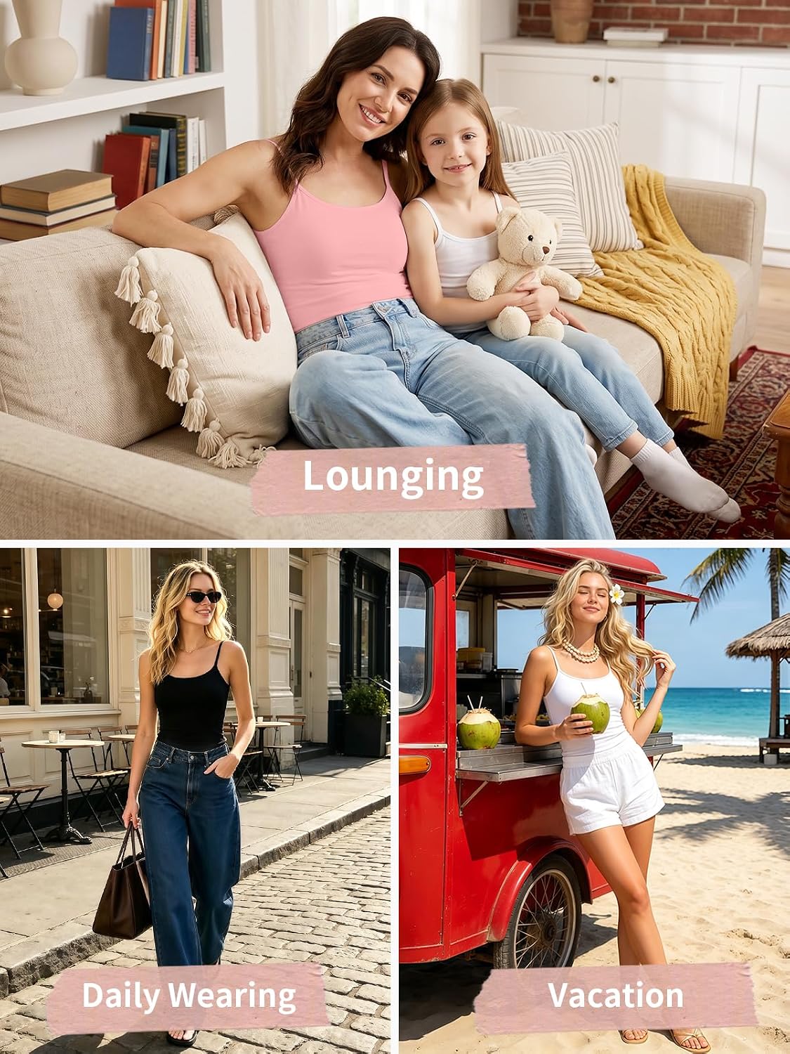 Thumbnail 4 de V FOR CITY Cotton Camisole