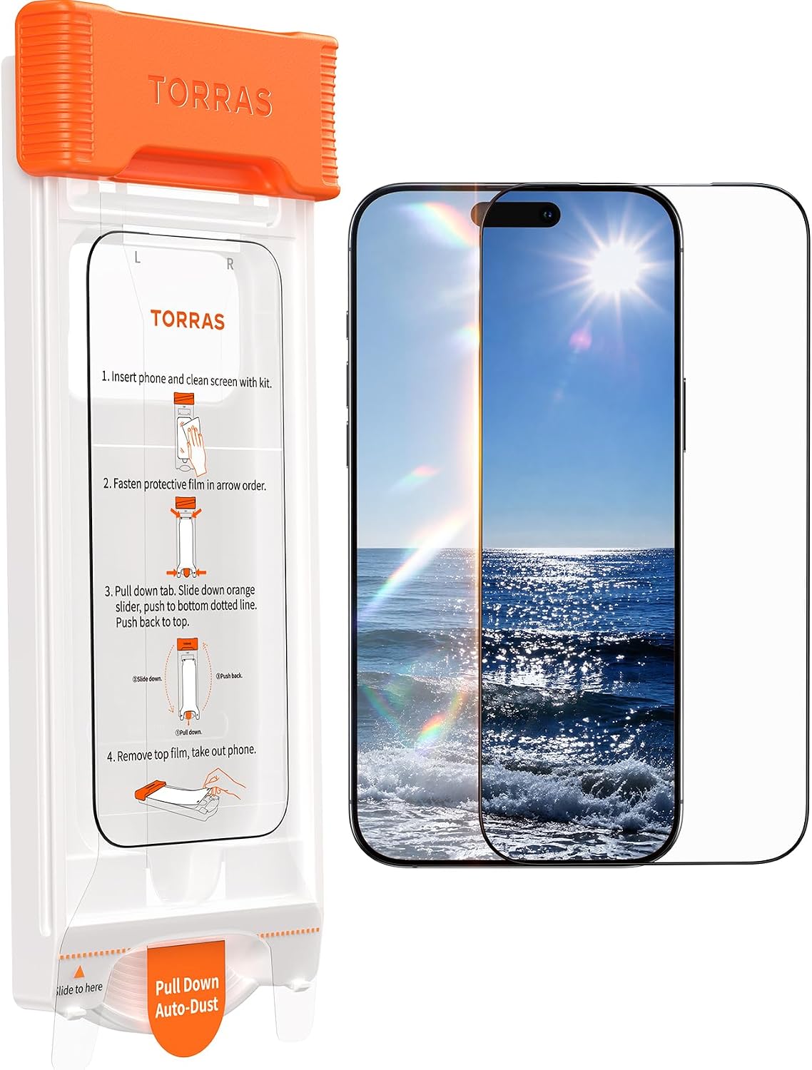 Detalle de TORRAS OrigArmor Screen Protector for iPhone 18 Pro Max, Anti-Reflective Glass
