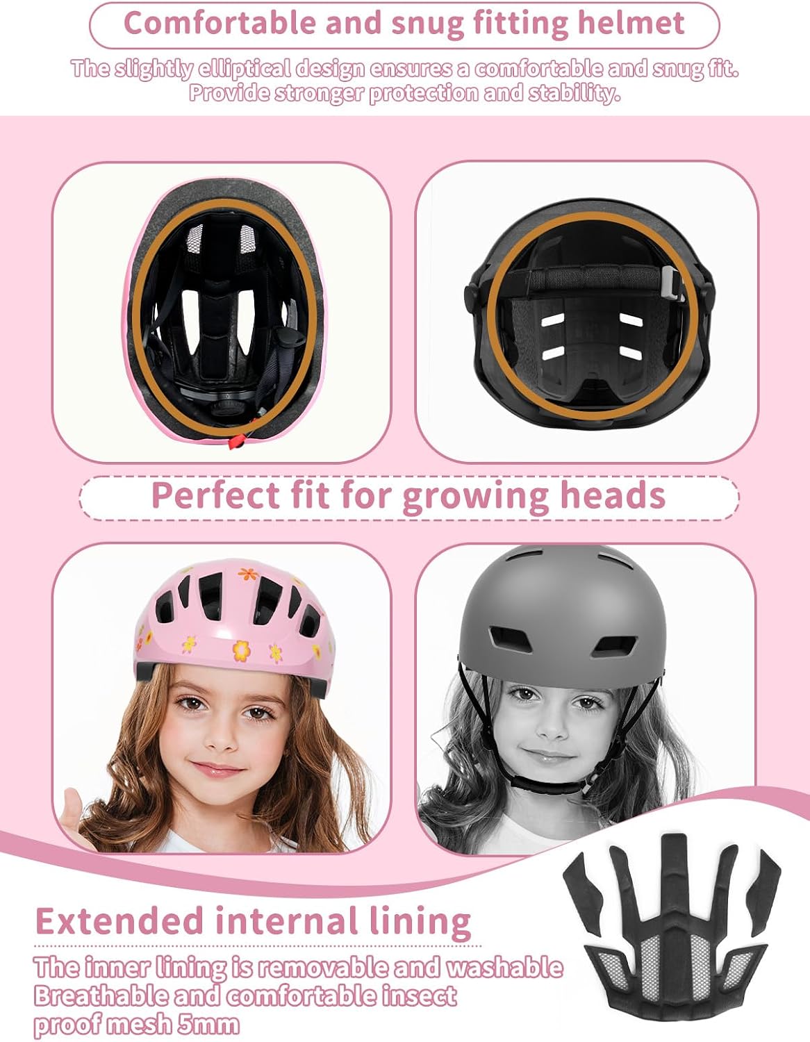 Thumbnail 5 de XJD Toddler Helmet: Adjustable, Lightweight Bike Helmet for Kids 1+