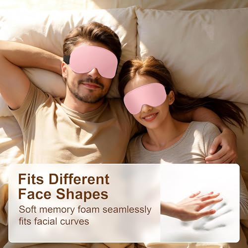 Detalle de Gritin 100% Blackout Sleep Eye Mask – Side Sleepers Friendly