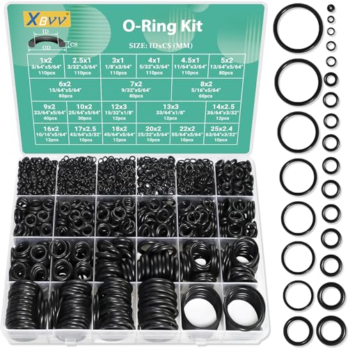 Detalle de XBVV Kit de joints toriques NBR 20 Tailles — 1 à 25 mm, épaisseurs variées