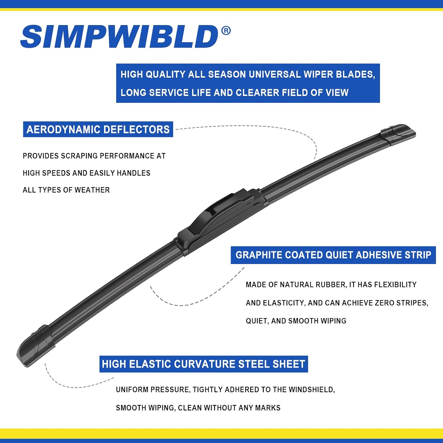 Thumbnail 2 de Wiper blade set for CR-V, Leaf & RDX, 3 blades
