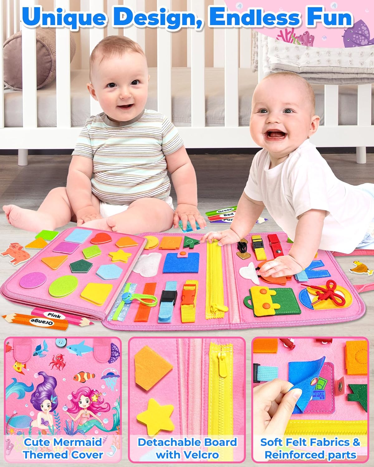 Thumbnail 3 de Gojmzo Busy Board Montessori Toy for Toddlers