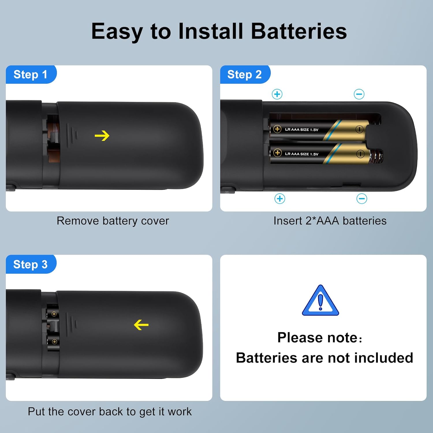 Detalle 2 de Replacement Roku TV Remote Pack of 2