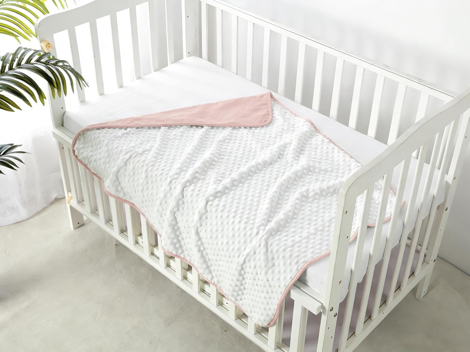 Thumbnail 5 de CREVENT 75cm x 100cm Cute Cozy Fluffy Warm Baby Blanket (Pink Baby Giraffe)