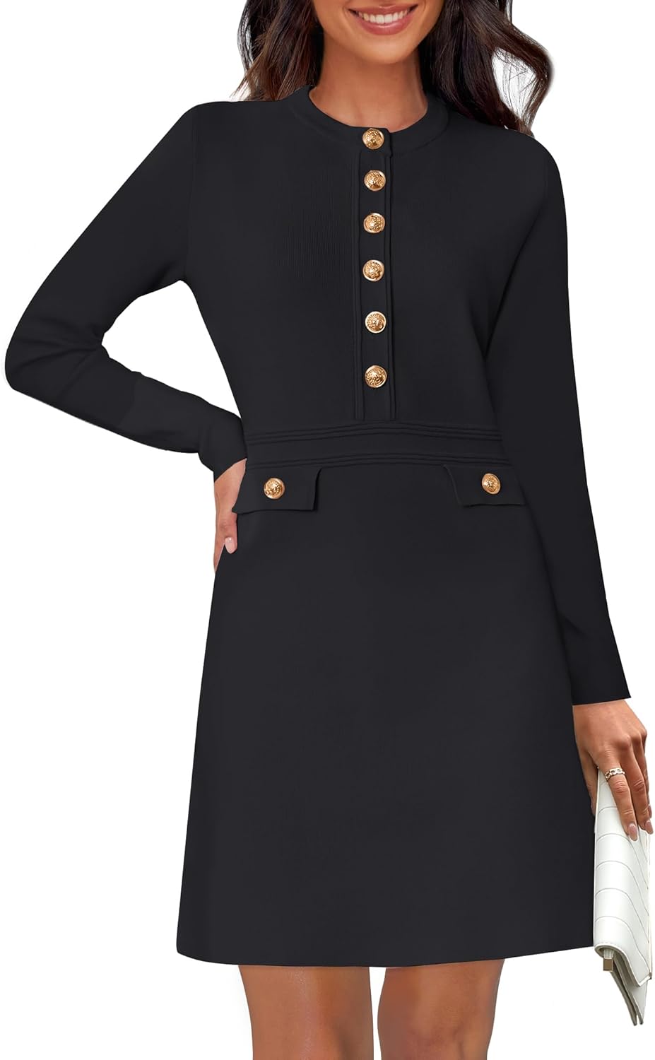 Detalle de NENONA 2026 Sweater Mini Dress