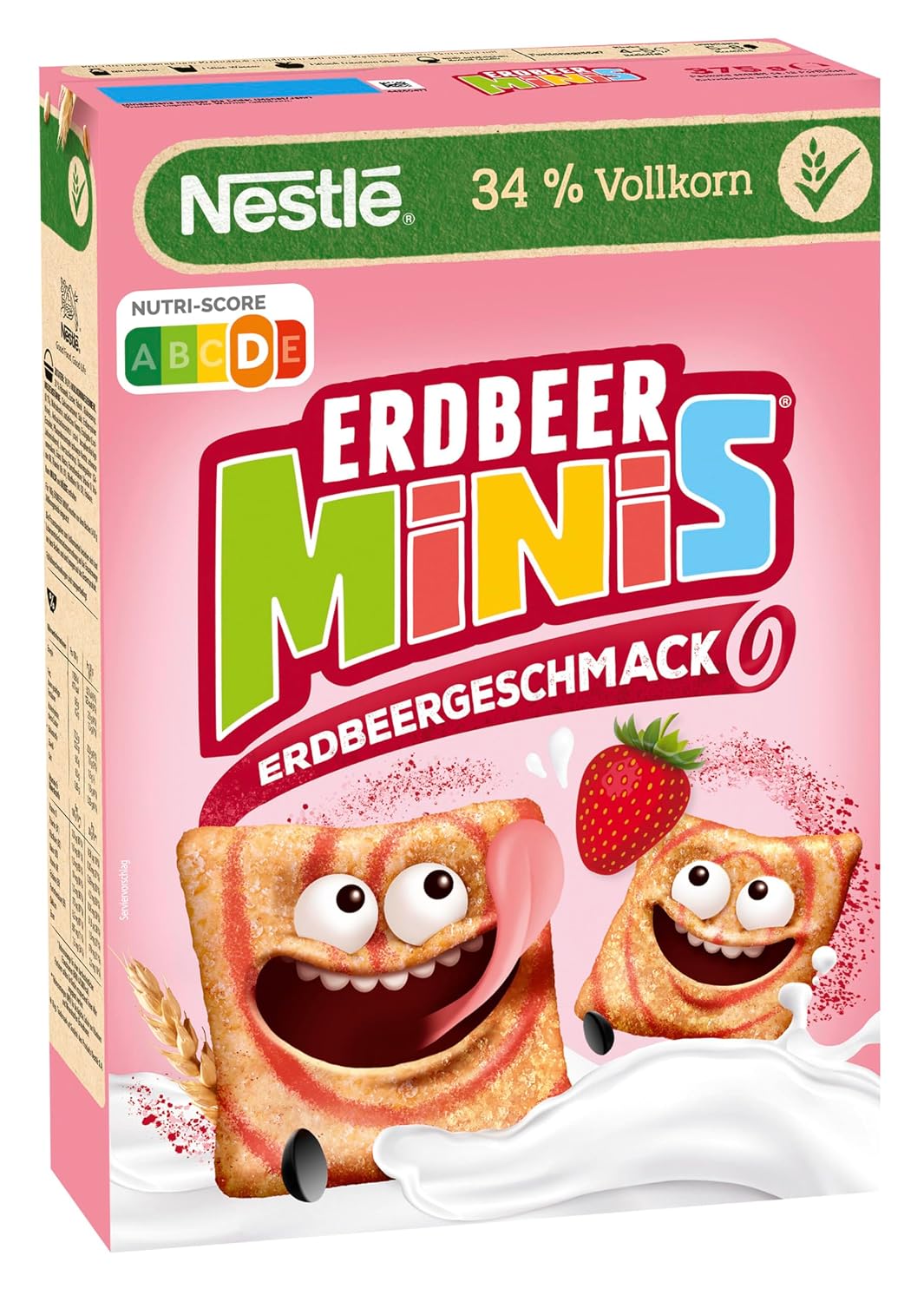 Detalle de Nestlé Erdbeer Minis 7×375 g 🥣