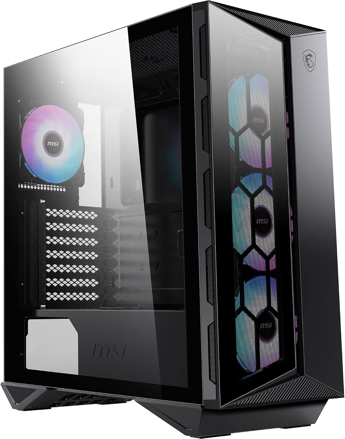 Detalle de MSI MPG GUNGNIR 110R case gaming ATX