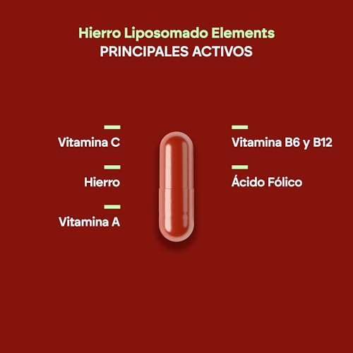 Detalle 2 de Hierro Liposomado 30mg Nutralie 💊 Con Vitamina C y B12