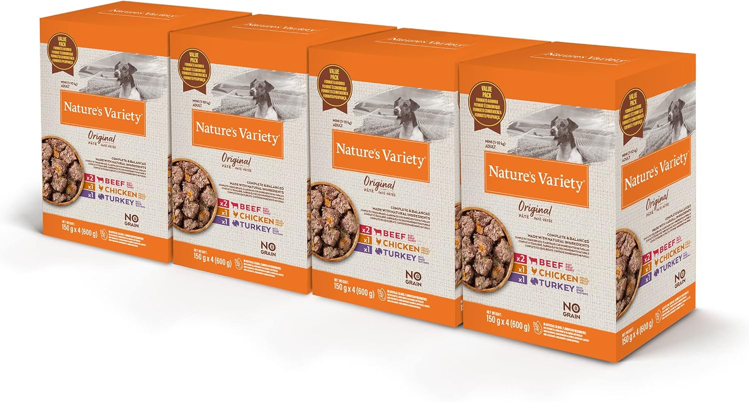 Detalle 2 de Nature's Variety Original No Grain - Paté para Perros Adultos Mini con Pavo | Caja 8 x 150 g
