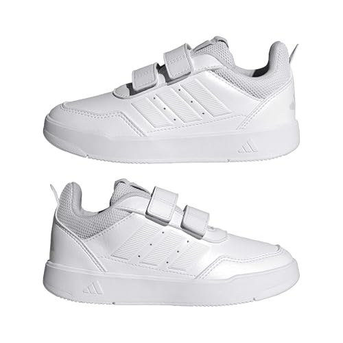 Thumbnail 6 de adidas Tensaur Sport 3.0 Hook and Loop: zapatillas infantiles blancas con cierre autoadherente