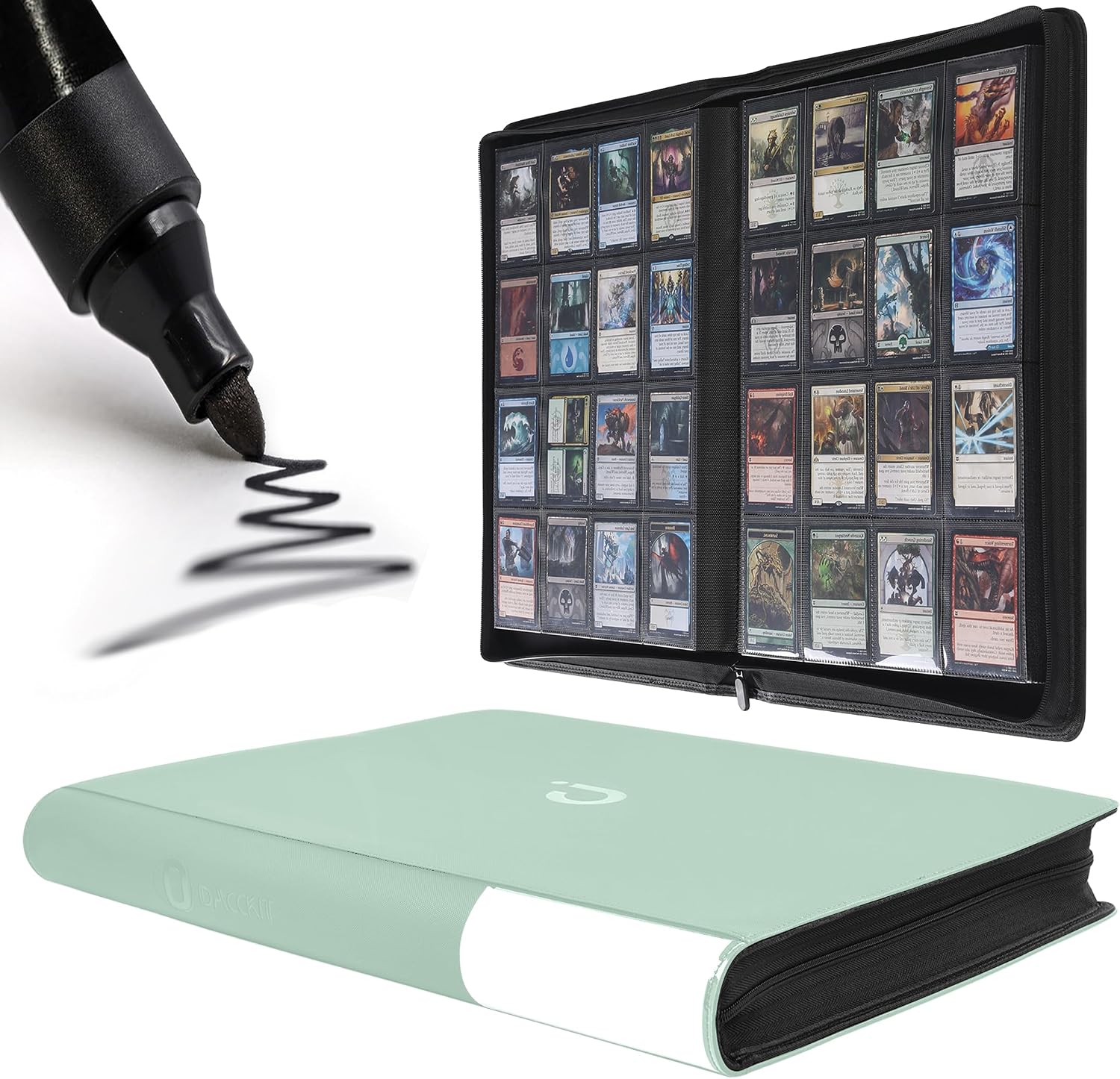 Premium Card Binder 16 Pocket 1600 Cards