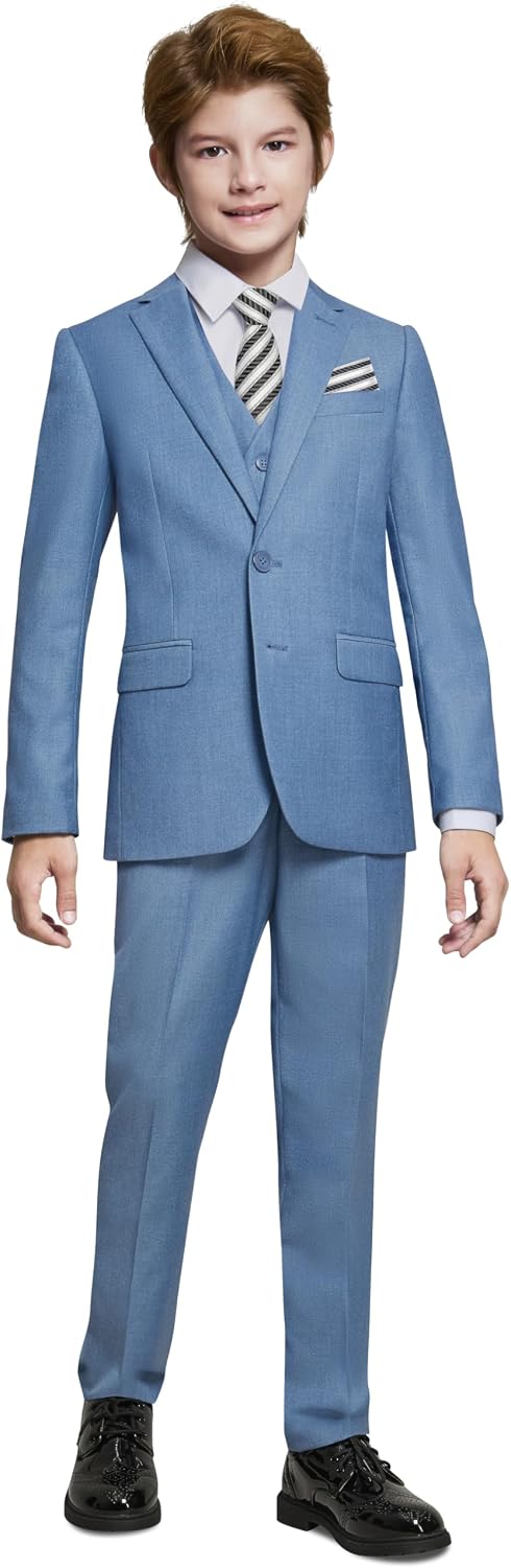 Detalle de Marvelous World Boys' Slim Fit Suit Set