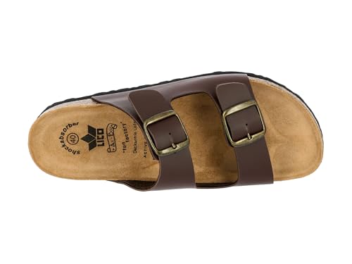 Detalle de Lico Bioline Man: Zapatillas planas para hombre en marrón (41 EU)