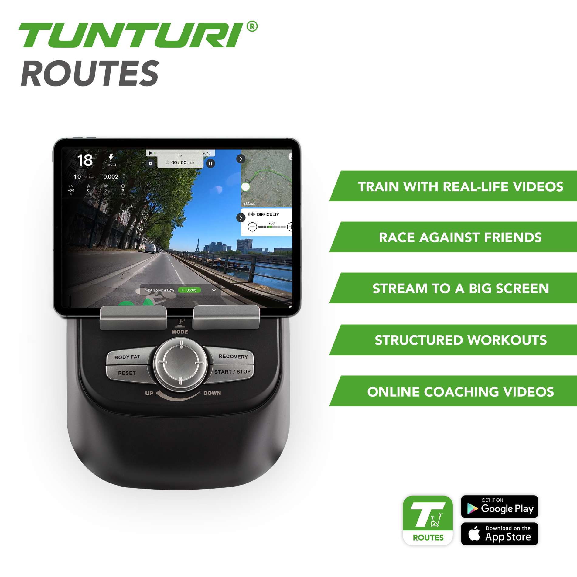 Thumbnail 2 de Tunturi Signature E40 — bicicleta estática 2024 🚴♂️