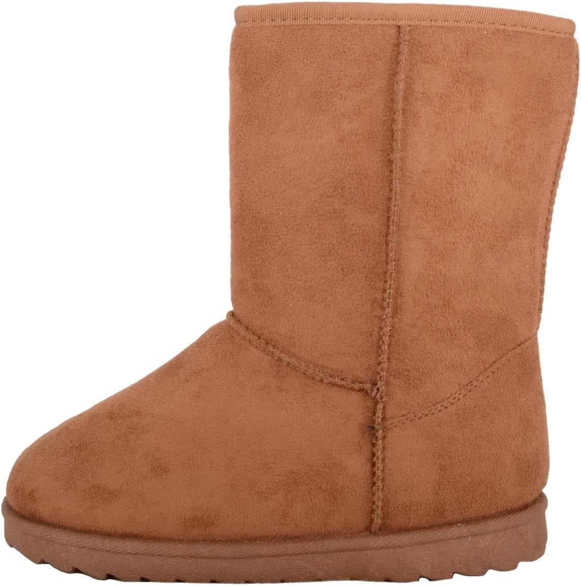 Detalle de Absolute Footwear Childrens Easy Slip On Faux Fur Mid Calf Winter Boots