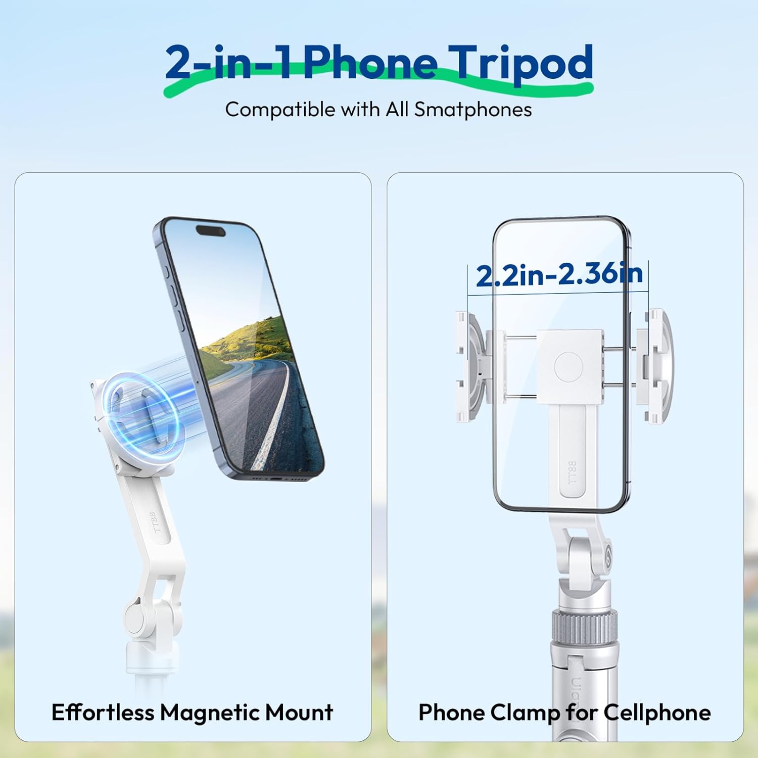Detalle 2 de ULANZI TT88 Magnetic Tripod 57
