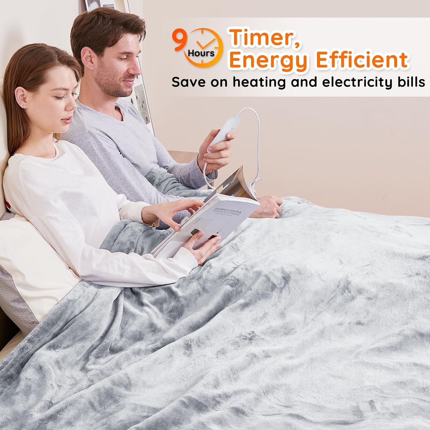 Detalle de Mia&Coco Electric Heated Blanket 180×200cm