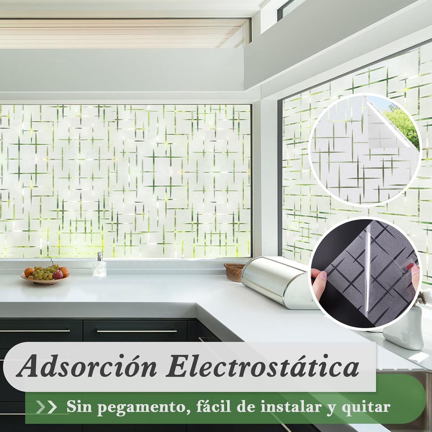 Thumbnail 5 de rabbitgoo Vinilos para Ventanas Privacidad 44.5x200 cm